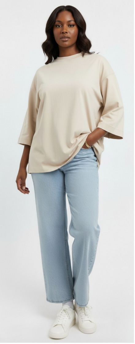 T-shirt ample manches longues