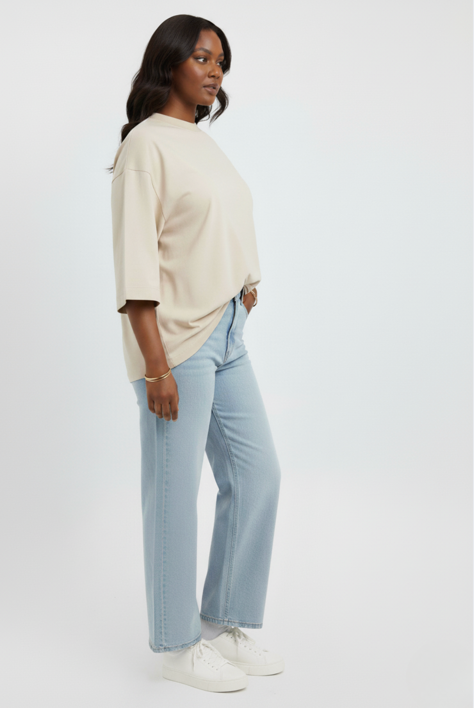 T-shirt ample manches longues