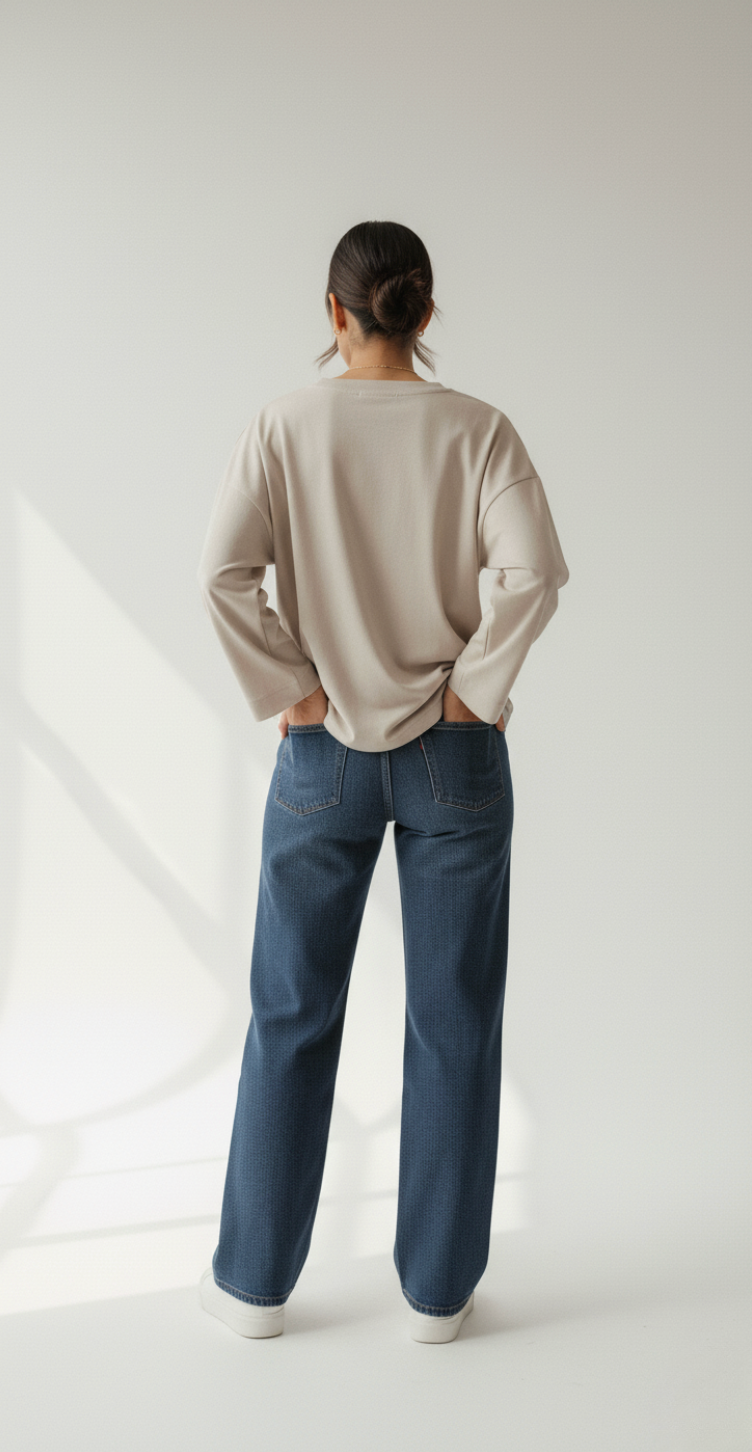 T-shirt ample manches longues